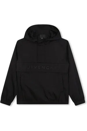 Givenchy Logo-embroidered hooded jacket