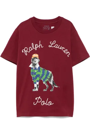 Ralph Lauren Dog-print cotton T-shirt