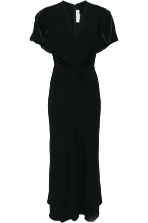 Victoria Beckham Gathered-detail dress