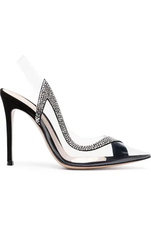 Gianvito Rossi Hortensia 105mm embellished slingback pumps