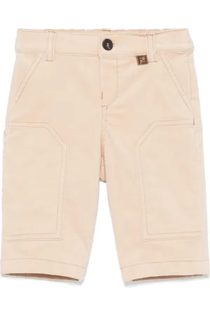 Fendi Logo-embroidered trousers