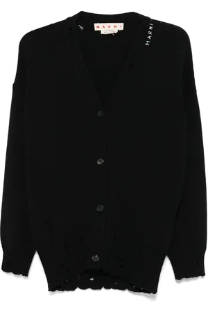 Marni Dishevelled cotton cardigan