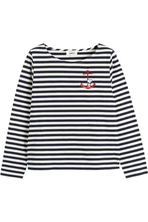 Chinti & Parker X Peanuts Snoopy striped T-shirt