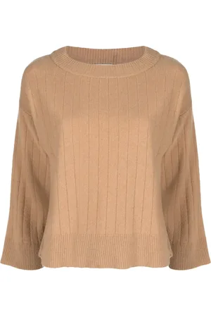 PRINGLE OF SCOTLAND Ribbed wide-neck jumper