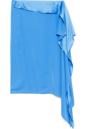 CHRISTOPHER ESBER Crosscut silk skirt