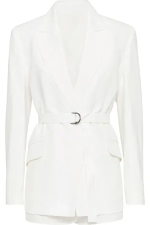 Brunello Cucinelli Monili-detail twill blazer