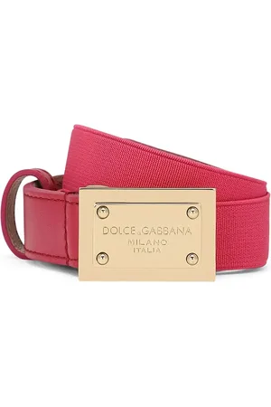 Dolce & Gabbana Logo-tag elasticated belt