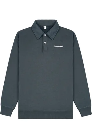Sporty & Rich Logo-embroideered polo top