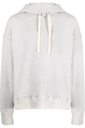 Jil Sander Drop-shoulder drawstring hoodie