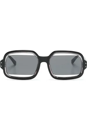 HENRIK VIBSKOV Olga rectangle-frame sunglasses