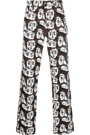 Charles Jeffrey Loverboy Graphic-print cotton trousers