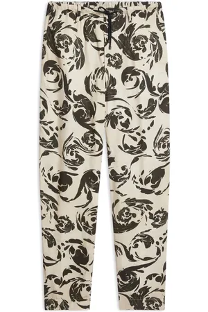 DRIES VAN NOTEN Printed trousers