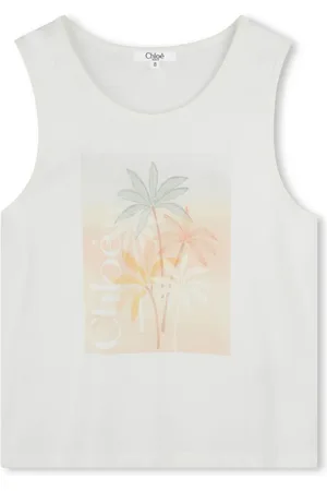 Chloé Graphic-print tank top