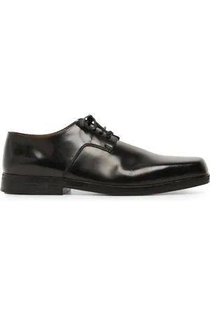 MARSÈLL Square toe leather derby shoes