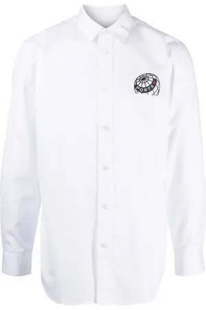 Ports V Logo-print cotton shirt