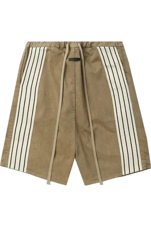 FEAR OF GOD Stripe-detail denim shorts