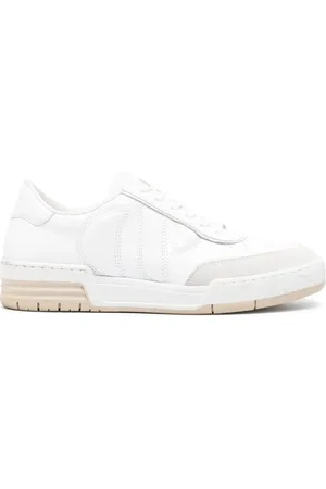Claudie Pierlot Logo-embroidered leather sneakers