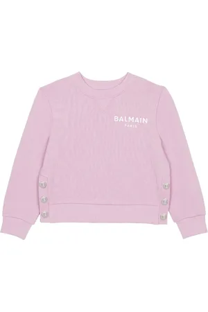 Balmain Logo-print cotton sweatshirt