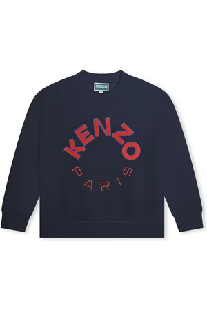 Kenzo Logo-embroidered cotton sweatshirt
