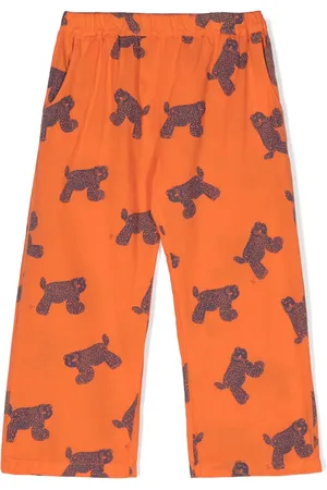 Bobo Choses Big Cat cotton trousers