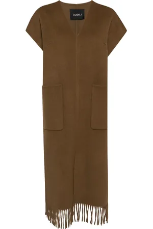 GOEN.J Double-faced fringed dress