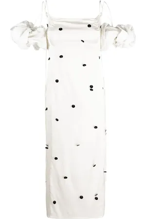 Jacquemus Chouchou polka-dot midi dress