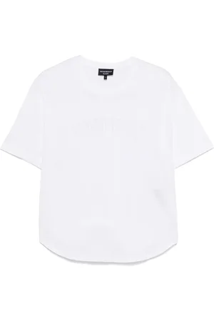Emporio Armani Logo-embroidered T-shirt