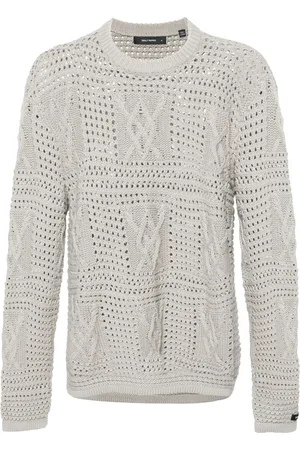 Daily paper Crochet-knit cotton jumper