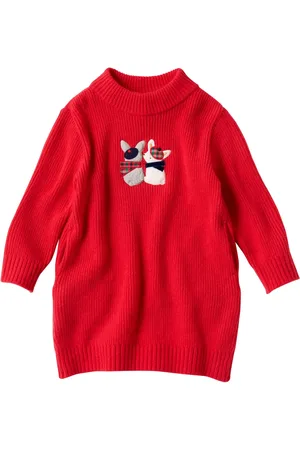 Familiar Appliqu??d wool-blend jumper