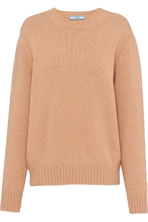 Prada Triangle-logo wool jumper