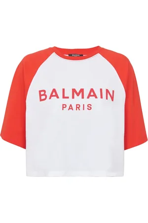 Balmain Logo-print cotton T-shirt