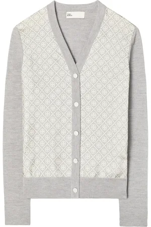 Tory Burch T-monogram wool-silk cardigan