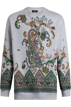Etro Paisley-print cotton sweatshirt