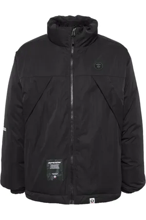 A Bathing Ape Logo patch down jacket