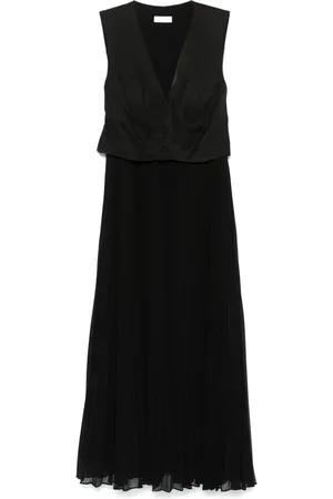 Sandro Pleated maxi dress