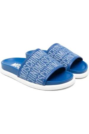 Moschino Logo-jacquard slides