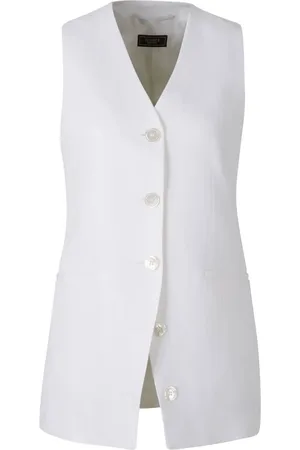 PESERICO SIGN V-neck buttoned vest