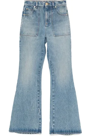 Balmain High-rise flared jeans