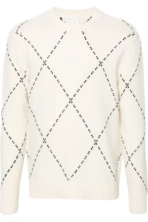 ELEVENTY Diamond-pattern sweater