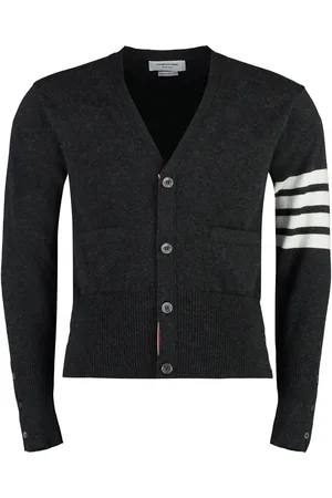 Thom Browne 4-Bar Classic V-neck cardigan