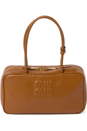 Miu Miu Beau leather tote bag