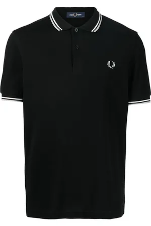 Fred Perry Embroidered-logo short-sleeved polo shirt