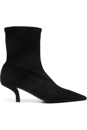 Totême 60mm The Suede sock boots