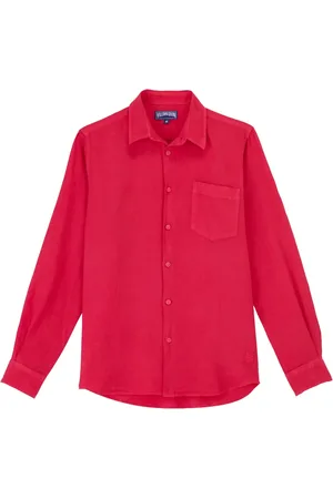 Vilebrequin Caroubis classic-collar linen shirt