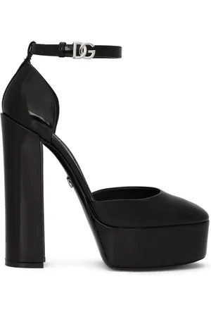 Dolce & Gabbana 145mm patent-leather platform pumps