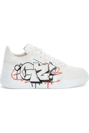 Giuseppe Zanotti Talon graffiti-print low-top sneakers
