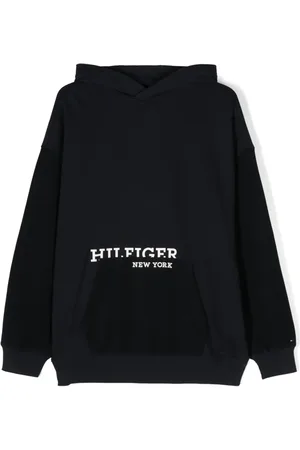 Tommy Hilfiger Logo-print cotton hoodie