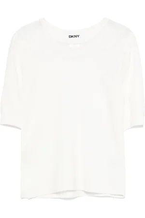 DKNY Sheer-panel T-shirt
