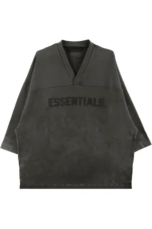 FEAR OF GOD Logo-print V-neck T-shirt