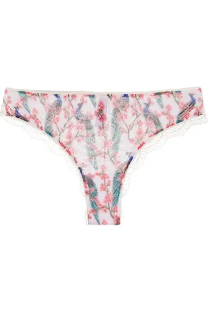 Dolci Follie Peacock print brazilian briefs